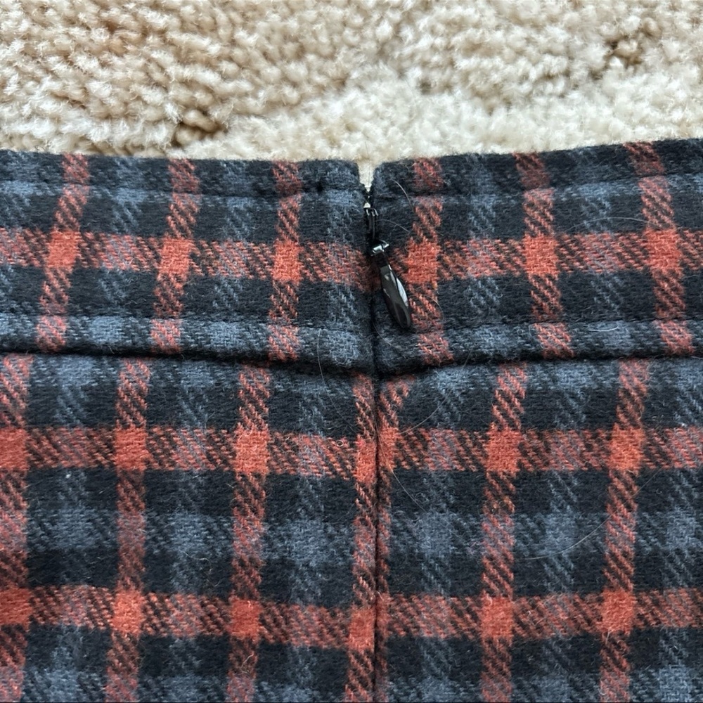 LOFT Plaid Pocket Mini Skirt - Picture 8 of 12